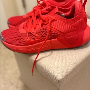 Under Armour The Rock Project Vibrant Red Sneakers